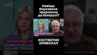 Навіщо Януковича привозили до Білорусі - Костянтин Криволап