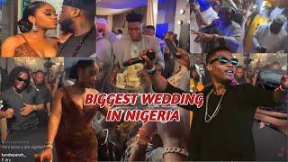 Wizkid, Olamide & Fireboy DML Performance At Davido's Wedding