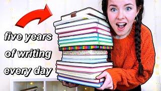 I've written every day for FIVE YEARS | DAILY JOURNALING FOR FIVE YEARS