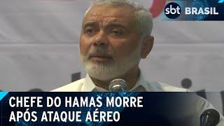 Ismail Haniyeh, chefe do Hamas, é morto no Irã após ataque aéreo | SBT Brasil (31/07/24)