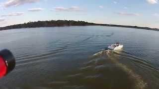 First landing on a moving boat.