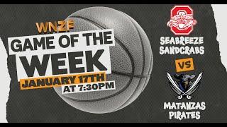 Jan 17 2025 | Seabreeze Sandcrabs  Matanzas Pirates | WNZF Game of the Week