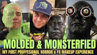 Molded & Monsterfied - My First Horror FX Makeup Experience - Professional Head Cast at M6FX Studio