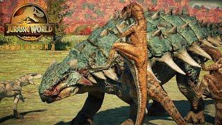 BUMPY VS ATROCIRAPTOR SQUAD: Chaos Theory | Jurassic World Evolution 2