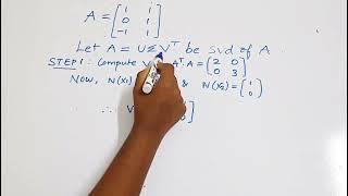 Singular Value Decomposition (SVD) Problem | Full Explanation