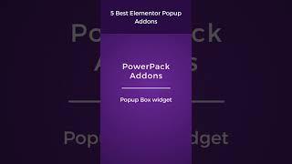 5 Best Elementor Popup Addons #elementor #addons