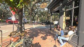 Walk with me downtown Savannah GA (Oct 27, 2024) Part 1 of 2