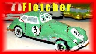 Pixar Cars Customs Cars Video Game Cars Fletcher the Green Car