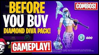 *NEW* DIAMOND DIVA PACK  Gameplay + Combos! Before You Buy (Fortnite Battle Royale)