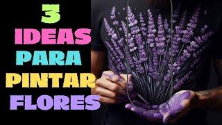 TECNICAS DE PINTURA QUE TE SORPRENDERAN!!! LAVANDAS y ALGO MAS #tips #art  #ideas