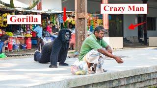 Fake Gorilla Attack Prank  Compilation || Best of 4 Minute Fun Prank (Part 3)