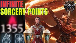 How to get INFINITE Sorcery Points | Sorcerer Tip | Coffeelock Alternative | Baldur's Gate 3 Guide |