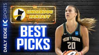 WNBA UNDERDOG FANTASY (6 - 0 RUN!) | PROP PICKS | SATURDAY | 7/13/2024 | PICK'EM | BETS | #wnba