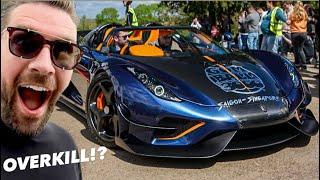 OVERKILL FOR CARS & COFFEE 1600BHP KOENIGSEGG REGERA CHAOS!