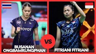 Busanan Ongbamrungphan(THA) vs Fitriani Fitriani(INA) Badminton Match Highlights | Thailand 2019