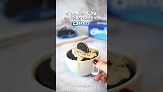 PASTEL en TAZA de OREO con 2 Ingredientes  #postresfaciles #oreo #oreomugcake