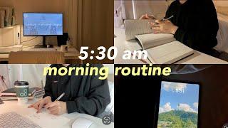 ️ productive 5:30 am morning routine | Habits that I want to make in 2023 | SunnyVlog 산니