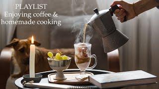 [Playlist] Enjoying coffee and homemade food | Pancakes, Omelet, Crepes, Coffee with Ice Cream