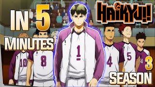 Haikyuu!! Season 3 In Under 5 Minutes