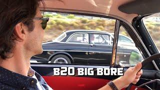 Driving a Big Bore B20 Volvo Amazon  SLORolling Festival 2020 pt 2