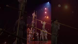 Flip, catch, stick the landing, repeat  | Cirque du Soleil #shorts