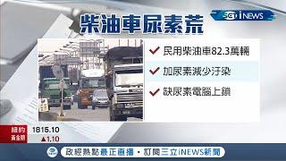 柴油車主注意了! 中國限制出口致"尿素荒" 82萬柴油車恐開不動... "尿素荒"就是叫不到貨 國際價格飆漲10倍!｜記者 程彥豪 葛子綱｜【台灣要聞】20220106｜三立iNEWS