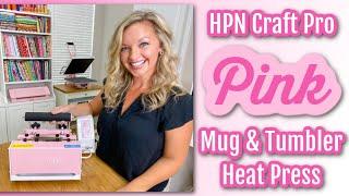 Heat Press Nation Pink Craft Pro Mug and Tumbler Press: New Colors Launched! Unboxing and testing!