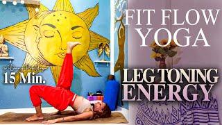 Fit Flow - 15 Min. Dany Yoga Routine: Build Strong Legs #Legday #Yoga