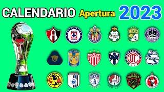 CALENDARIO COMPLETO de la LIGA MX para el TORNEO APERTURA 2023