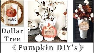 Dollar Tree Diy's Fall Pumpkin Decor Ideas