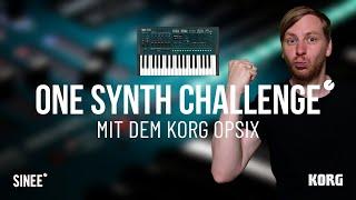 ONE SYNTH CHALLENGE mit dem Korg OPSIX | Announcement & Gear Review