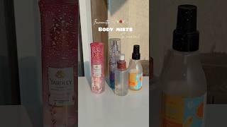 Favorite body mists this summer #shorts