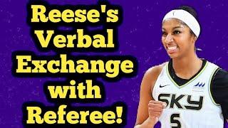Angel Reese's Exchange with Referee and NaLyssa Smith At the Chicago Sky vs Indiana Fever Game