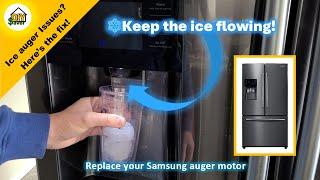 How to Replace a Samsung Ice Maker Auger Motor