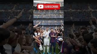 Ronaldo & Messi Surprise Fans at Stadium!  #Legendary #ronaldo #messi