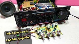 LA4440 Amplifier में 4 चैनल Echo Mic Board का कनेक्शन करना सीखें || हिंदी ||  You Like Electronic