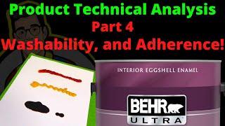 Behr Paint Review Part 4! PAINT&PRIMER IN ONE Behr Ultra- Washability And Adherence in 2021