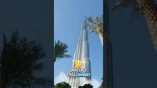 Why does the Burj Khalifa not fall over?