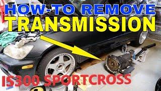 Lexus IS300 DIY Transmission Removal | How to Remove Automatic Tranny