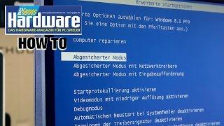 Windows 8.1 Abgesicherten Modus aufrufen