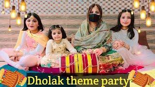 Dholak theme dawat  | Girls dance  | Punjabi Tappe | Atifa Cookie