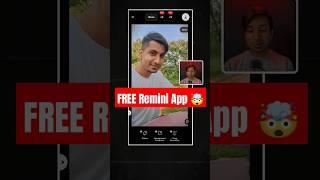 Use Remini App Unlimited FREE  #reminiapp #reminiapptutorial #reminiphotoenhancer