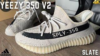 Adidas Yeezy 350 V2 slate On Feet Review