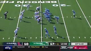 Ole Miss vs. Tulane Video 2: Ole Miss' Isaac Ukwu sacks Kai Horton