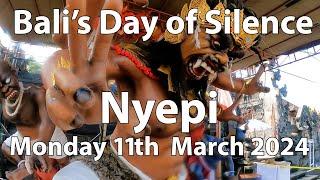 Are you ready for Nyepi? Bali's Silent Day March 11th 2024
