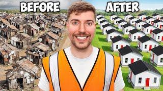 I Built 100 Homes And Gave Them Away! | MrBeast Hindi | MrBeast हिन्दी Video @MrBeast