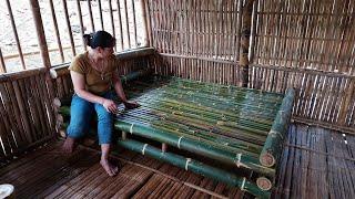 How to build house, comple make bamboo bed for hot summer - LIVING OFF GRID, Free bushcraft