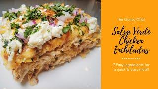 Salsa Verde Chicken Enchilada