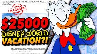 Disney World Costs $25K for a Vacation According to CNN! Magic Kingdom Is Pricey But Still Value!