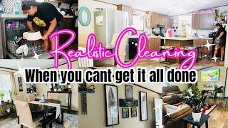 NEWRealistic Mobile Home Clean w/ Me | Getting Done What I Can! Busy Mom Of 5 #motivating